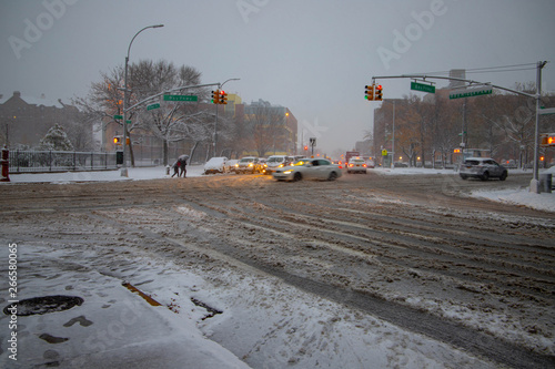 Winter in Brooklyn , USA