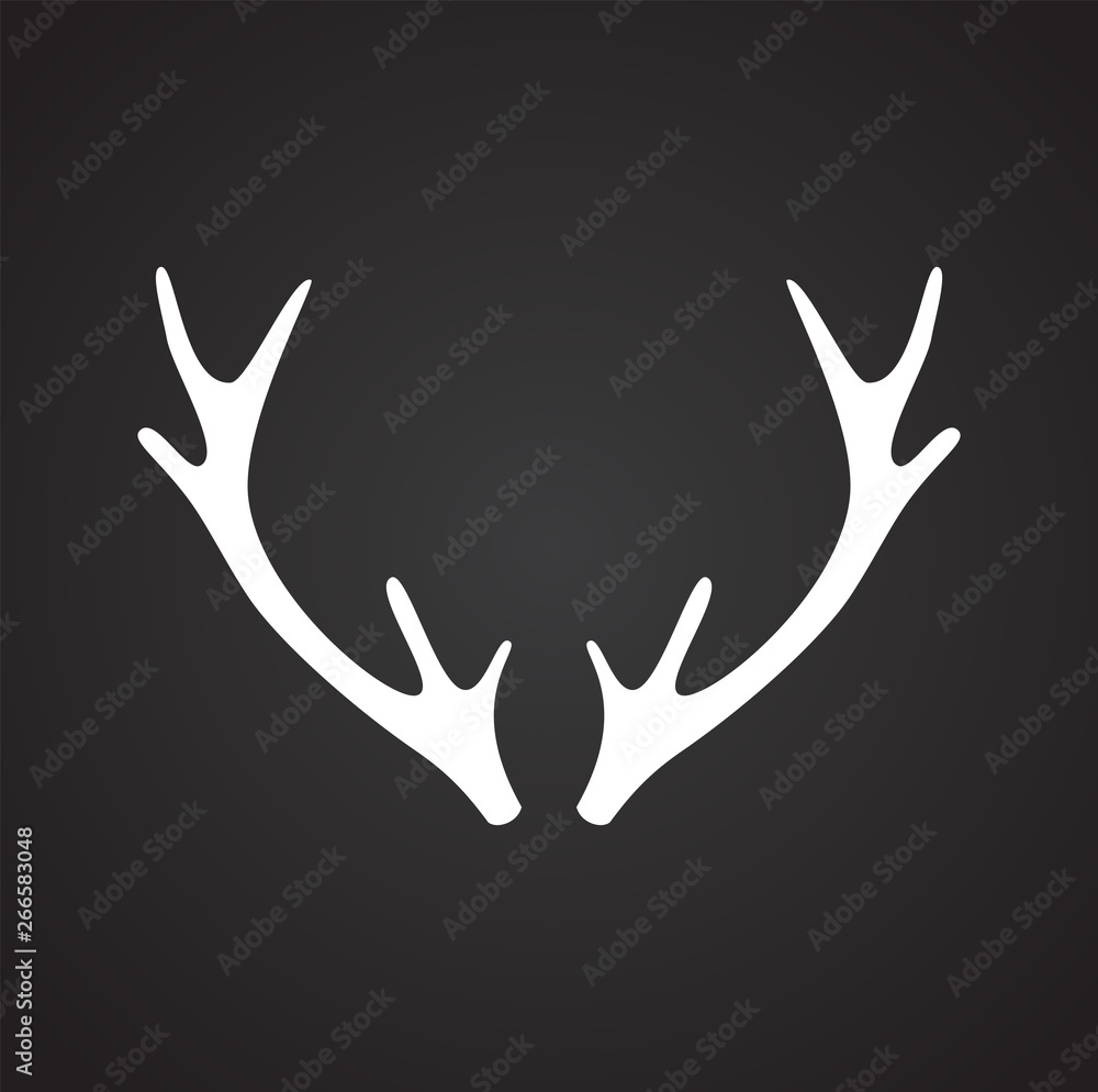 Animal Horn icon on background for graphic and web design. Simple vector sign. Internet concept symbol for website button or mobile app. Animal Horn icon on background for graphic and web design. Simple vector sign. Internet concept symbol for website button or mobile app.