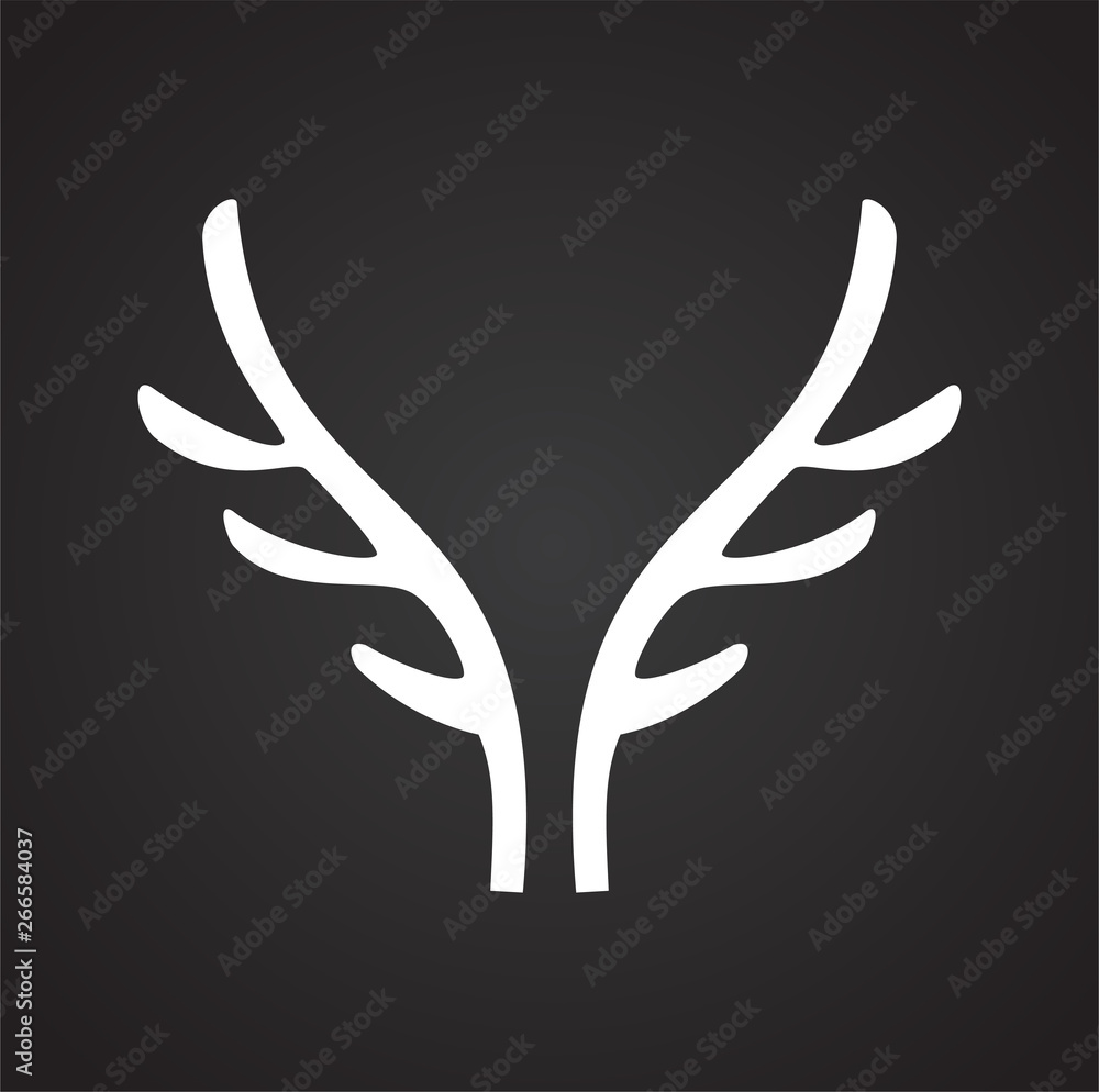 Animal Horn icon on background for graphic and web design. Simple vector sign. Internet concept symbol for website button or mobile app. Animal Horn icon on background for graphic and web design. Simple vector sign. Internet concept symbol for website button or mobile app.