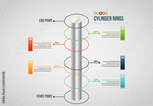 Cylinder Rings Infographic