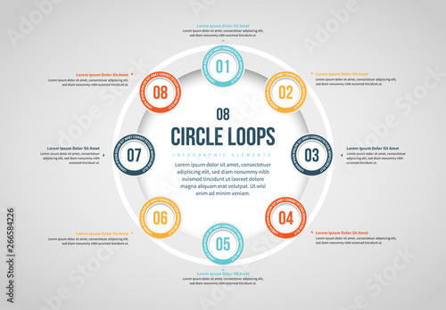Eight Circles Loop Infographic