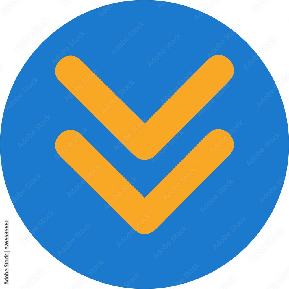 Down Direction Arrow Icon For Your Project Down Direction Arrow Icon For Your Project