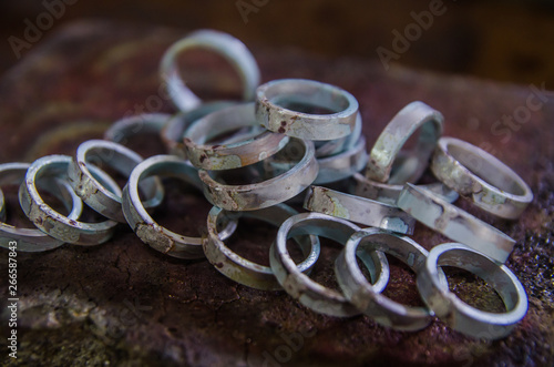 Jewelry factory and Design. jewelry production of wedding rings