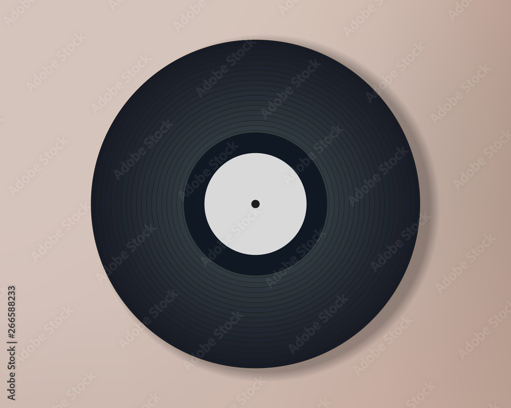 Retro vinyl disc Retro vinyl disc