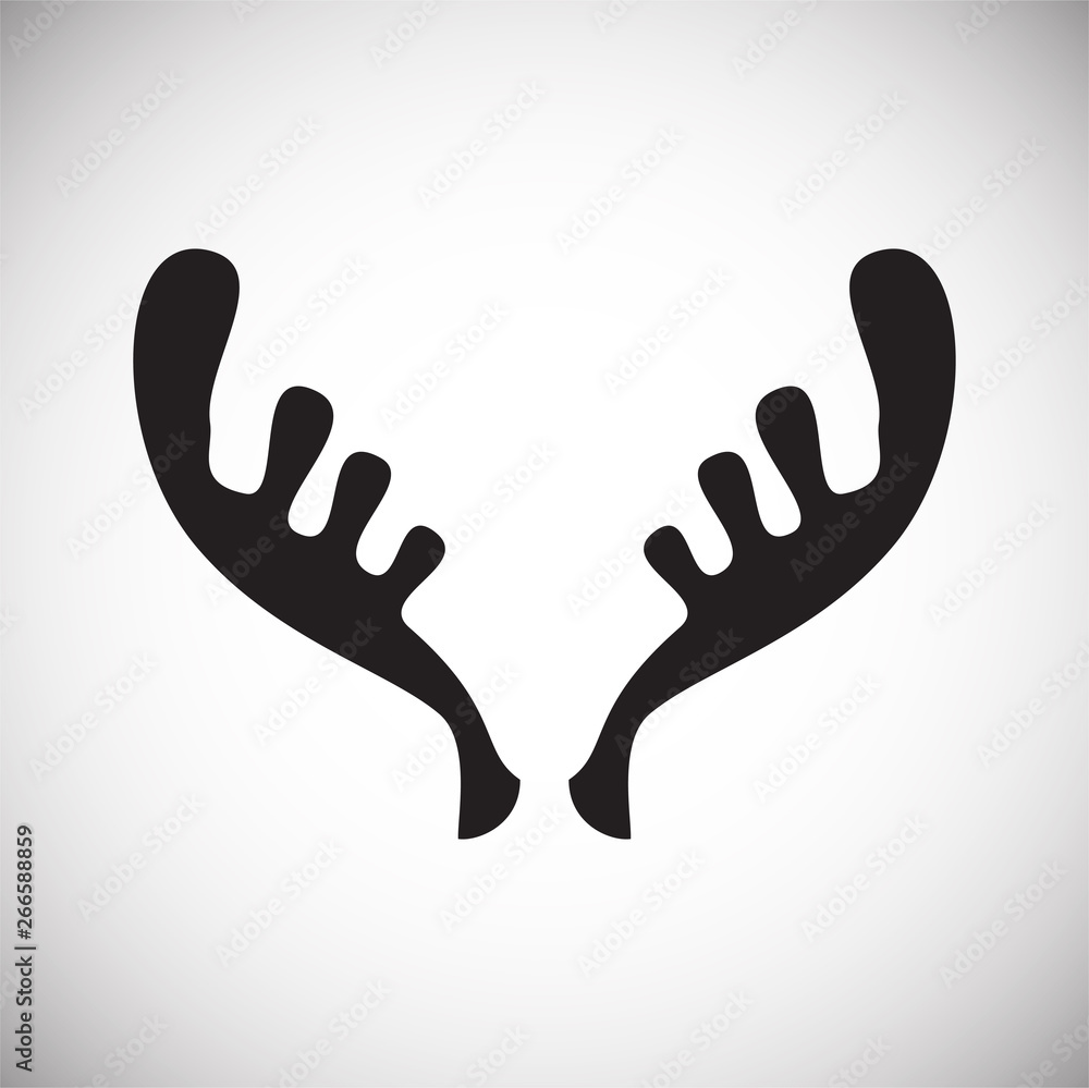 Animal Horn icon on background for graphic and web design. Simple vector sign. Internet concept symbol for website button or mobile app. Animal Horn icon on background for graphic and web design. Simple vector sign. Internet concept symbol for website button or mobile app.