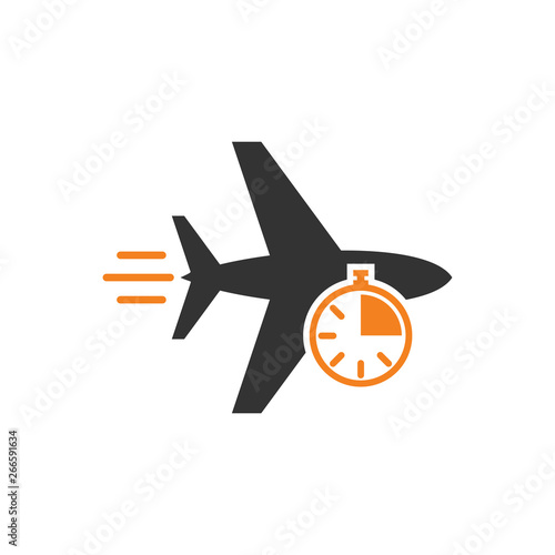 Delivery related icon on background for graphic and web design. Simple vector sign. Internet concept symbol for website button or mobile app.