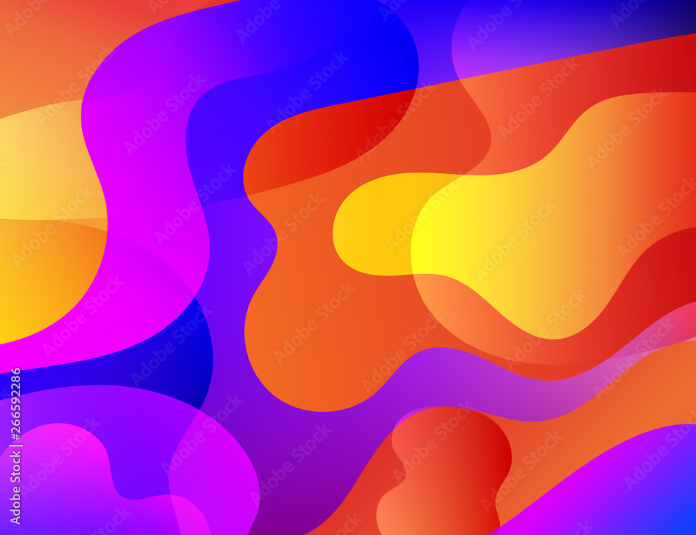 Abstract background with color fluid shapes Abstract background with color fluid shapes