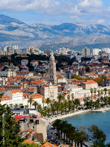 View over Split