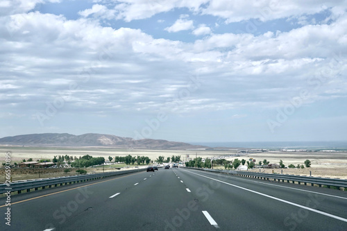 View of Mountains and road