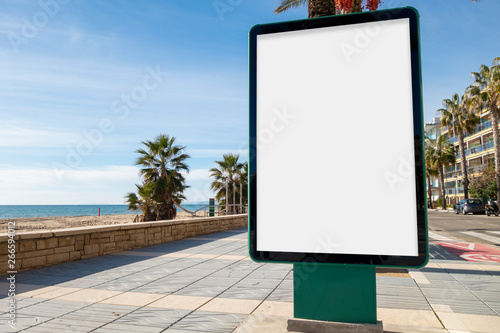 Blank billboard mock up