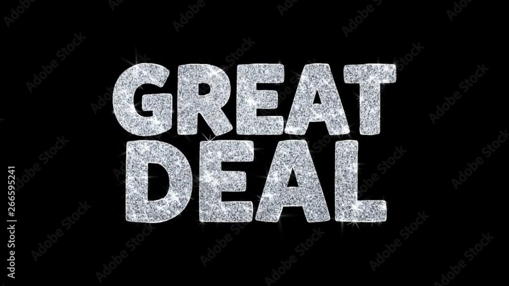 Great Deal Blinking Text Greetings card Abstract Blinking Sparkle Glitter Particle Looped Background. Gift, card, Invitation, Celebration, Events, Message, Holiday Festival Great Deal Blinking Text Greetings card Abstract Blinking Sparkle Glitter Particle Looped Background. Gift, card, Invitation, Celebration, Events, Message, Holiday Festival
