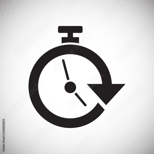 Delivery related icon on background for graphic and web design. Simple vector sign. Internet concept symbol for website button or mobile app.