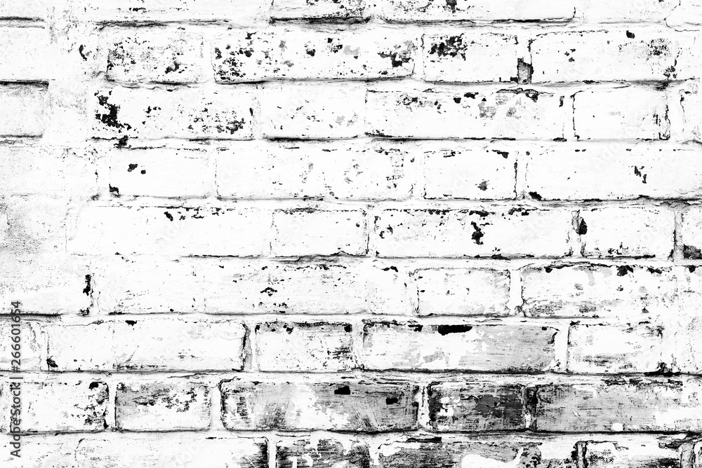 Obraz premium Brick texture with scratches and cracks