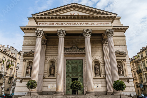 The church of San Massimo, dedicated to the first bishop of Turin, is located in the central area of Turin