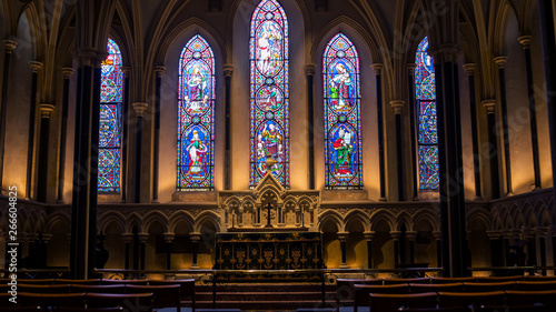 interior of catholic church