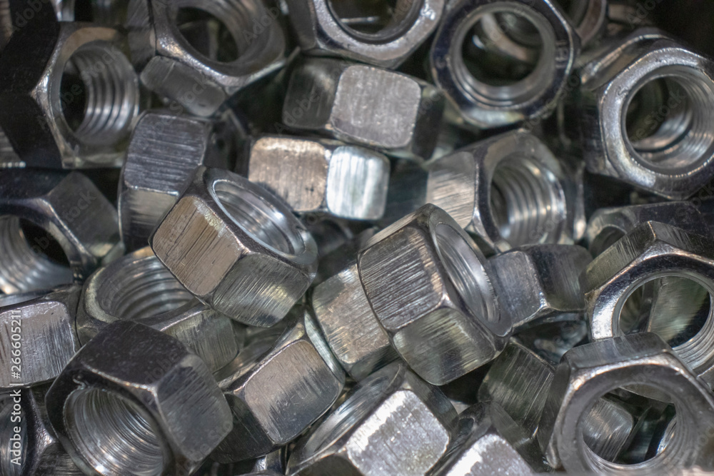 Metal nuts for connecting iron and wood parts Metal nuts for connecting iron and wood parts