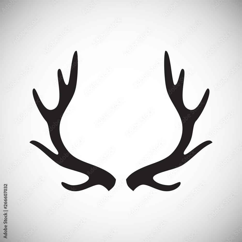 Animal Horn icon on background for graphic and web design. Simple vector sign. Internet concept symbol for website button or mobile app. Animal Horn icon on background for graphic and web design. Simple vector sign. Internet concept symbol for website button or mobile app.