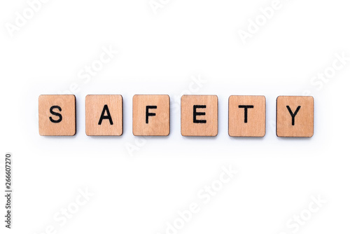 The word SAFETY