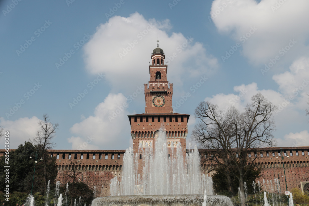 Castle from Milan city
