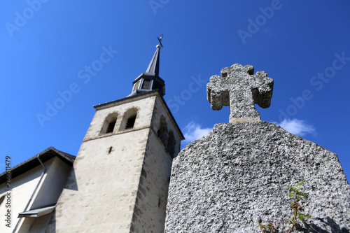 Eglise Saint-Nicolas de Véroce. Saint-Nicolas de Véroce. / Church of St. Nicholas of Veroce. Saint Nicholas of Veroce. photo