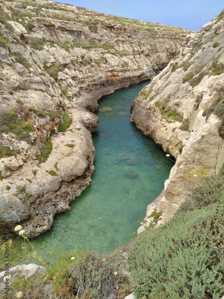 wied il-ghasri narrow bay