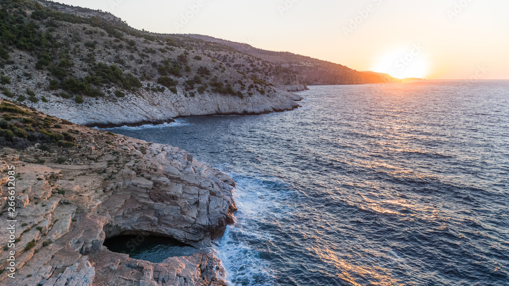 Giola, natural sea water pool. Thassos island, Greece Giola, natural sea water pool. Thassos island, Greece