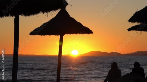 Ballermann at sunset