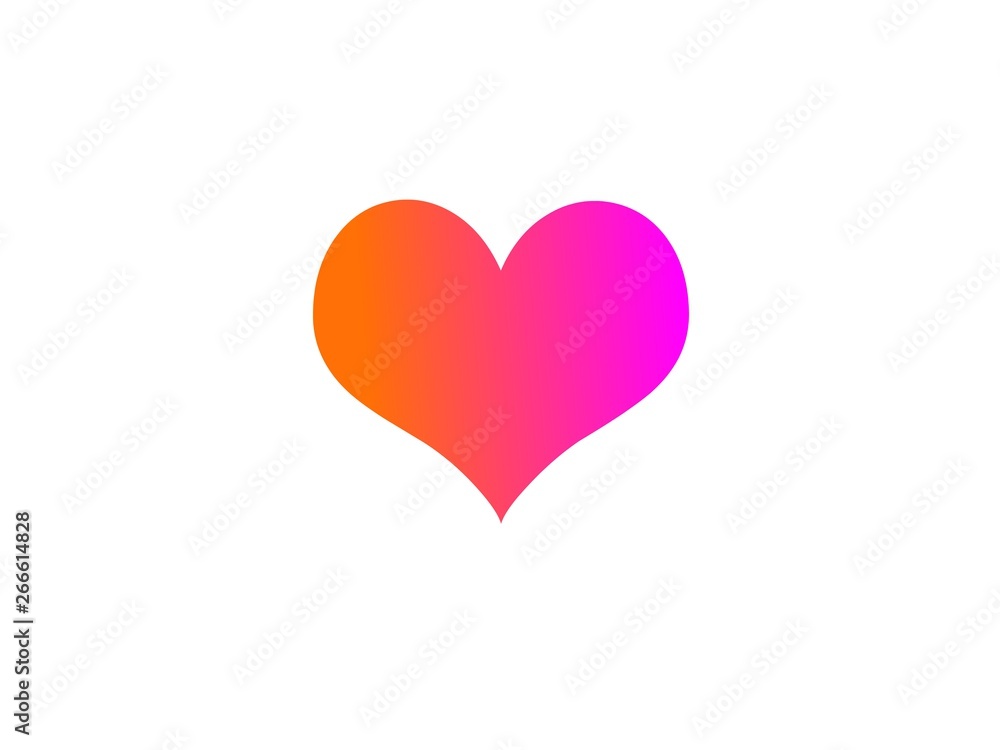 red heart isolated on white background red heart isolated on white background