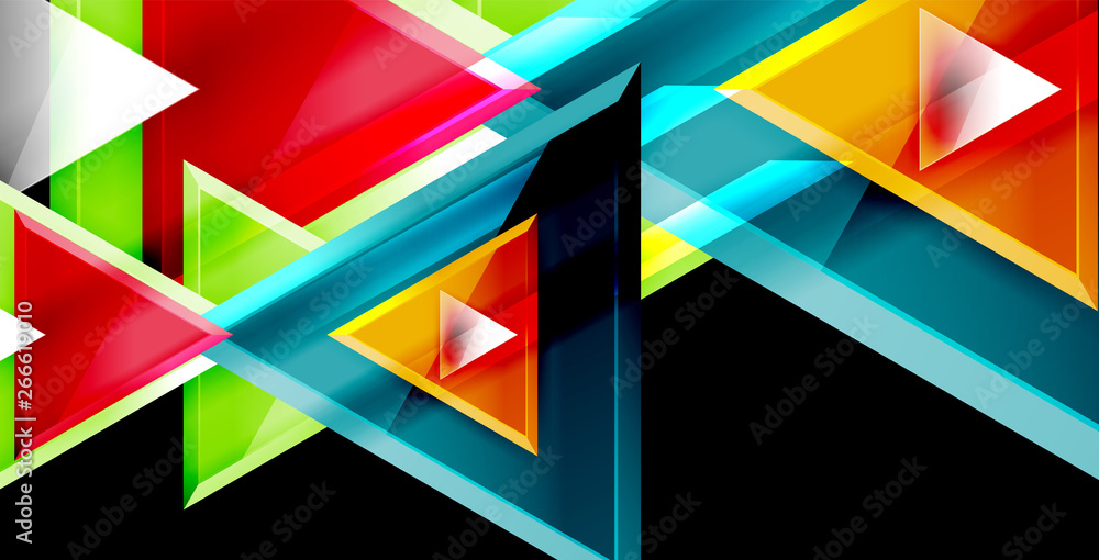 Triangle abstract background Triangle abstract background