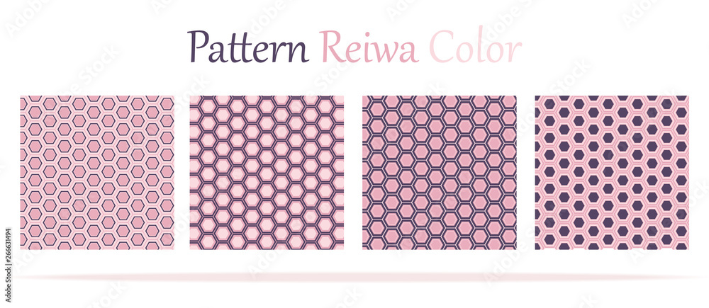 Japanese tortoiseshell pattern reiwa color.