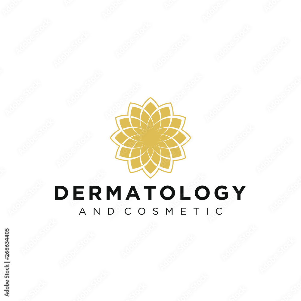 Fototapeta premium Dermatology logo design