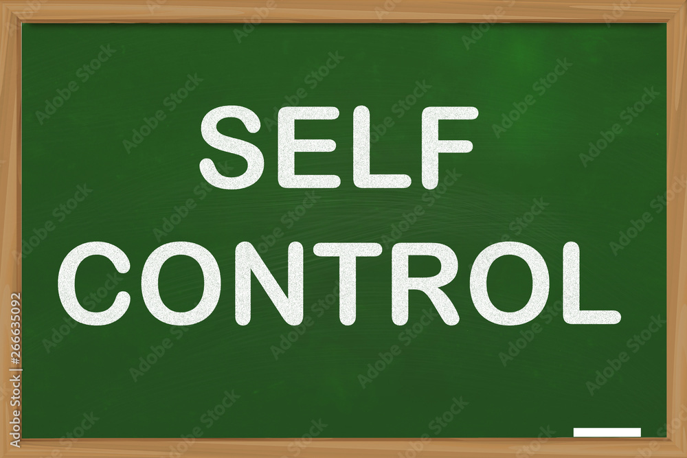 Self Control, Motivational Words Quotes Concept Self Control, Motivational Words Quotes Concept