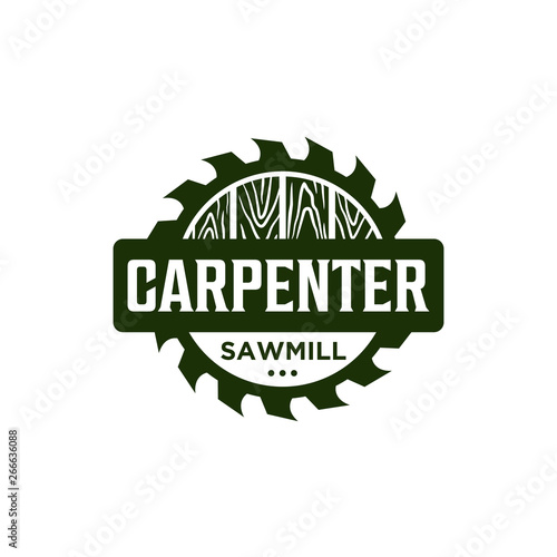 Carpenter vintage logo design
