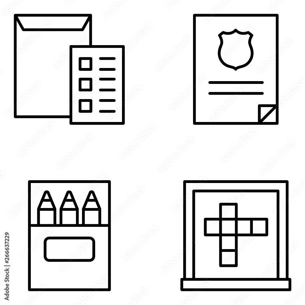 Education Vector Line Icon Set Education Vector Line Icon Set