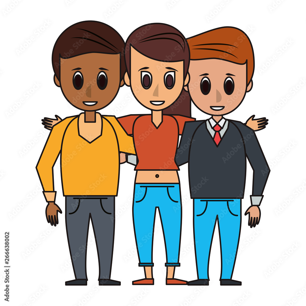 Friends people cartoon Friends people cartoon