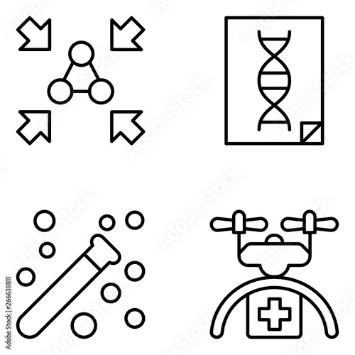 Science Vector Line Icon Set