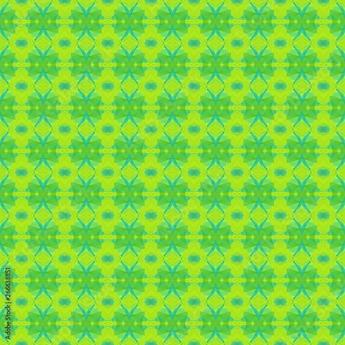 illustration with moderate green, green yellow and light sea green colors. seamless background for self created products like curtains, gifts, invitations or clothes