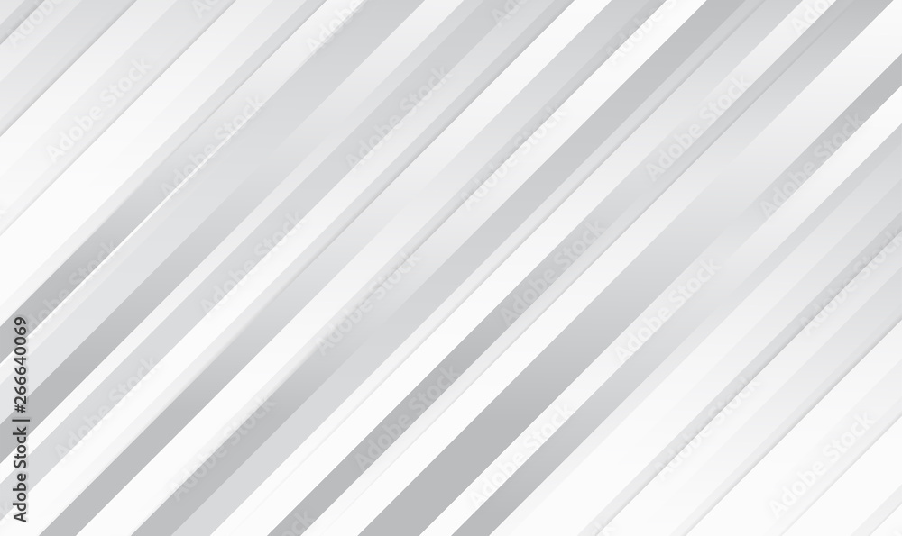 Abstract line white and gray color modern background design. Vector Illustration