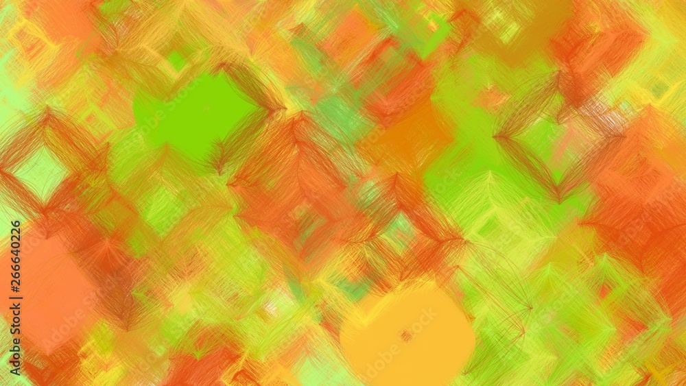 Φωτογραφία digital art abstract with golden rod, coffee and green yellow colors