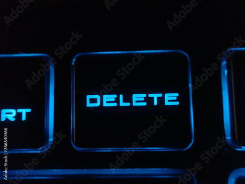 Computer key to Delete
