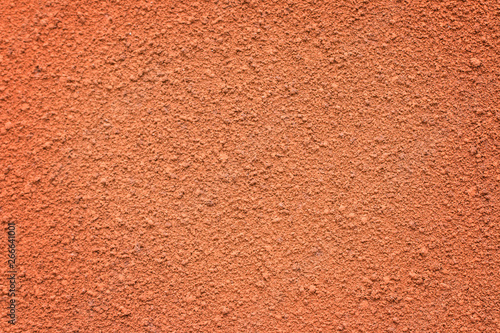 Rough wall of red color as texture. Wall concrete backgrounds textured. 