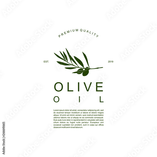 olive oil logo design