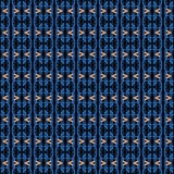 dodger blue, dark salmon and black colors. dark seamless pattern for website background. vintage graphic for wallpaper, prints, fabric tiles or poster