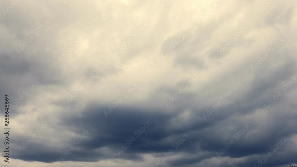 timelapse, dark blue sky, running thunder clouds, rain clouds timelapse, dark blue sky, running thunder clouds, rain clouds