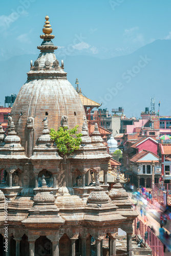 Krishna Temple at ancient Patan Durbar Square Kathmandu, Nepal photo