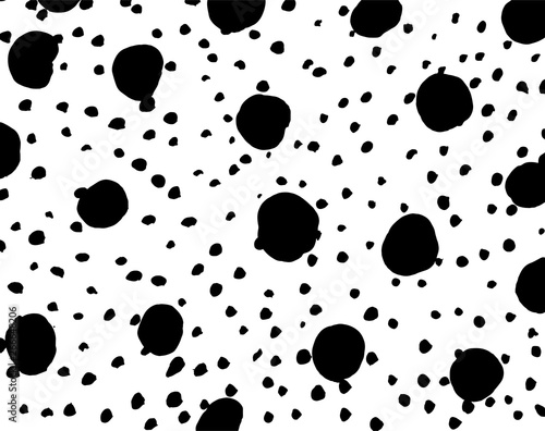 Brush grunge pattern. White and black vector.