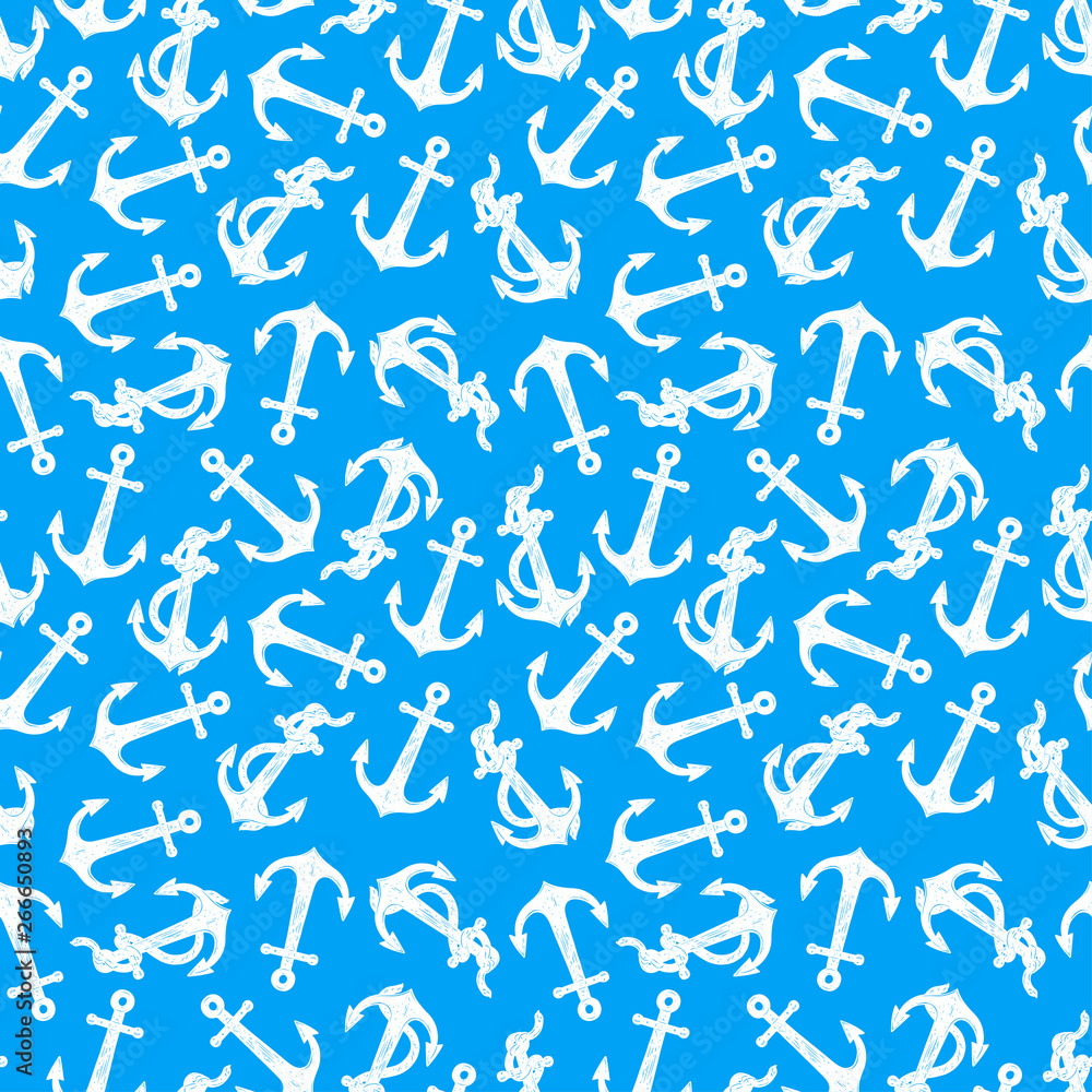 seamless background of anchors seamless background of anchors
