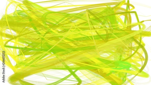 painted green yellow  light golden rod yellow and khaki color chaos strokes. can be used as wallpaper  poster or background for social media illustration