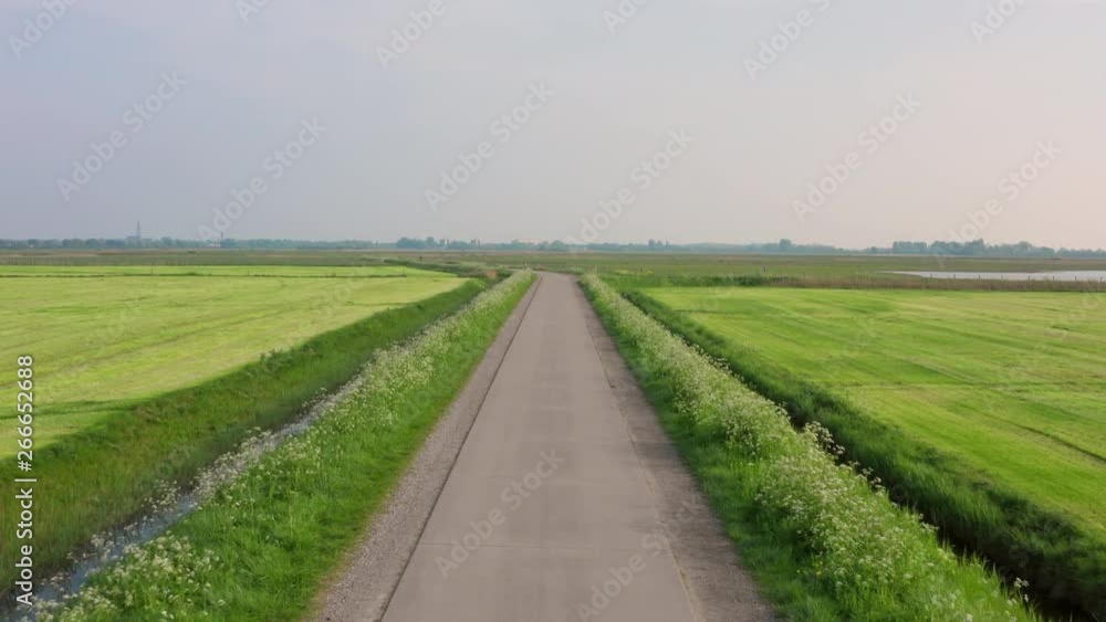 Rural agriculture area during spring in Middelburg, the Netherlands Rural agriculture area during spring in Middelburg, the Netherlands