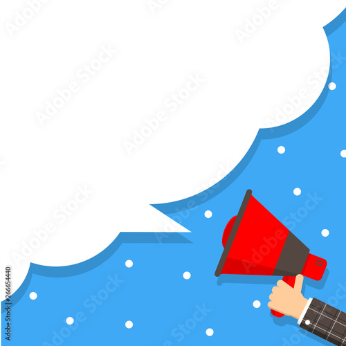 Loud speaker cartoon,vector illustration.